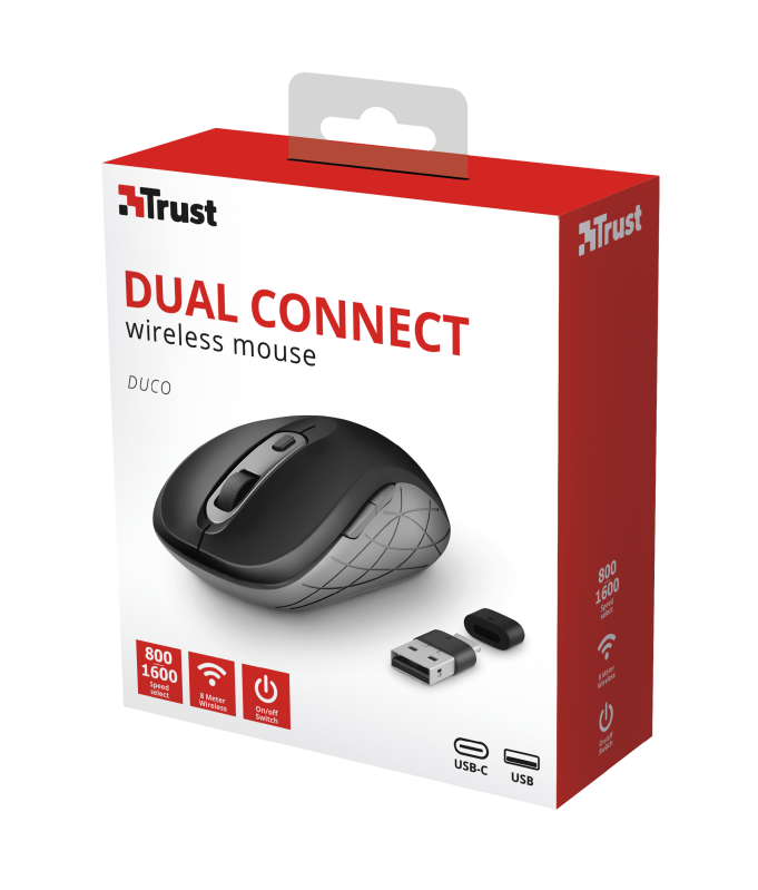 Trust Duco Wireless Mouse / Black
