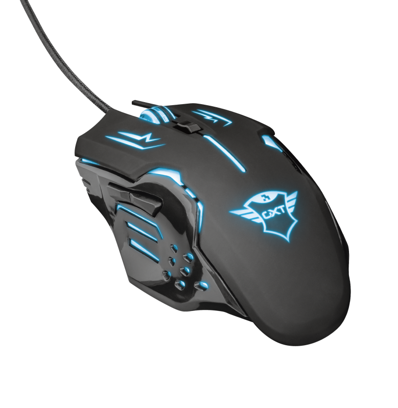 Trust Gaming GXT 108 Rava Illuminated Mouse / Black