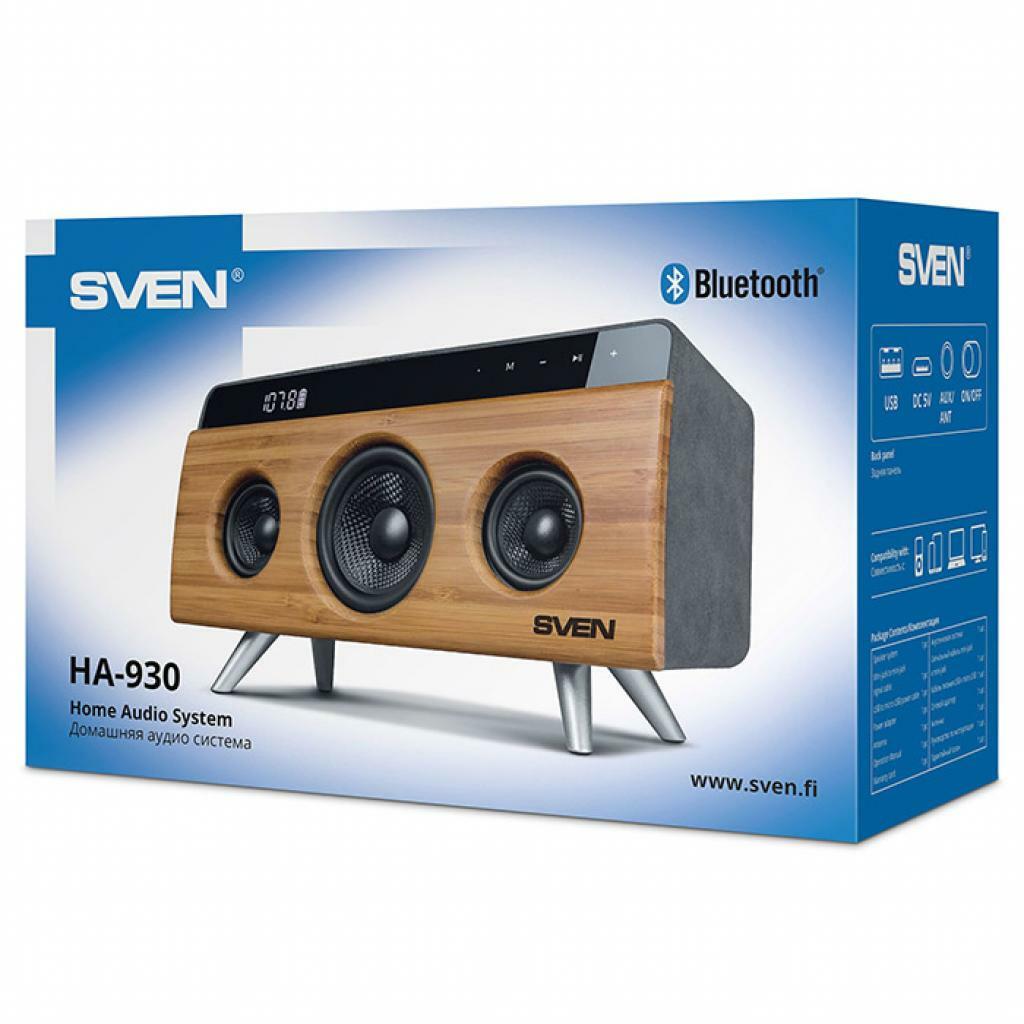 Sven HA-930 Bamboo / 30W Bluetooth / Brown