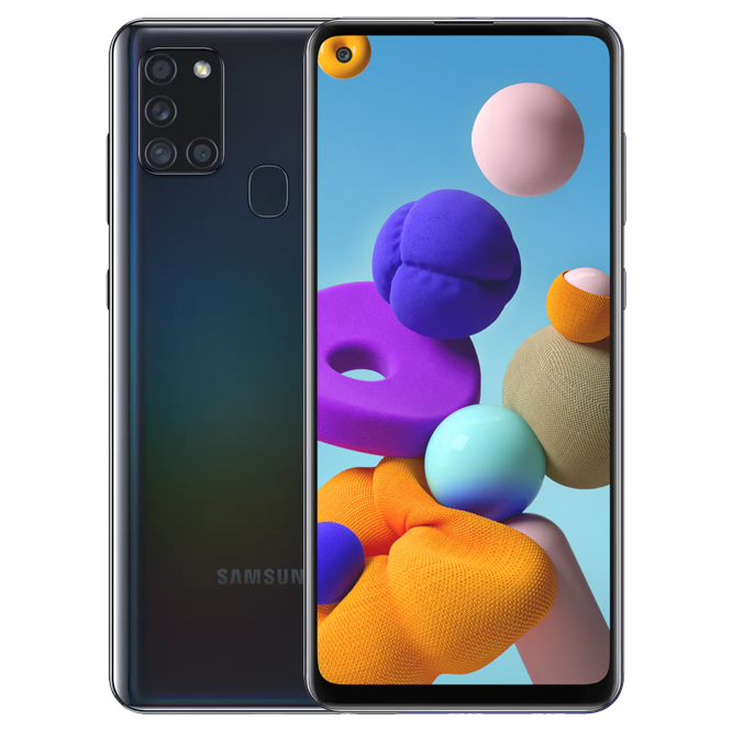 Samsung Galaxy A21s / 6.5" 720x1600 PLS / Exynos 850 / 4GB / 64GB / 5000mAh / Black
