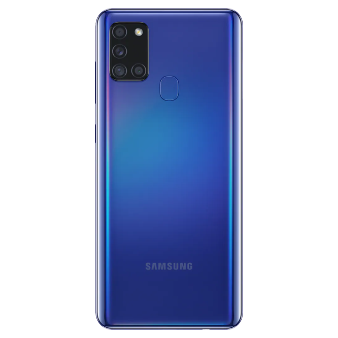 Samsung Galaxy A21s / 6.5" 720x1600 PLS / Exynos 850 / 4GB / 64GB / 5000mAh / Blue