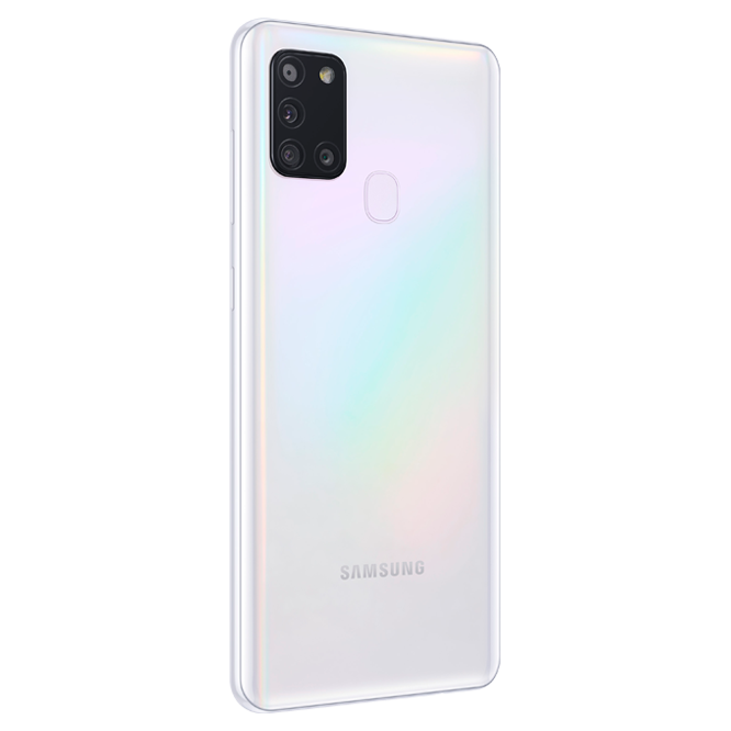 Samsung Galaxy A21s / 6.5" 720x1600 PLS / Exynos 850 / 4GB / 64GB / 5000mAh / White