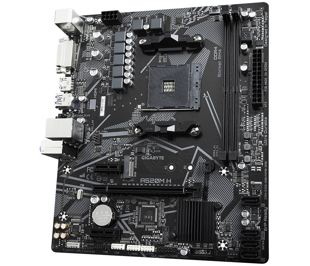 GIGABYTE GA-A520M H / mATX Socket AM4 Dual 2xDDR4-5100