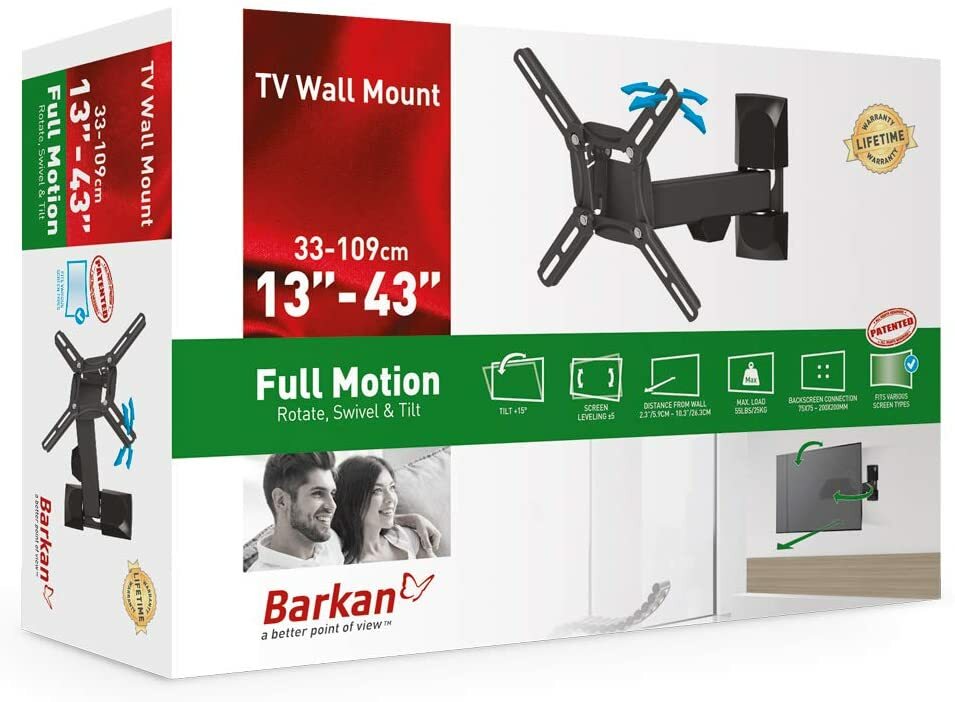 Barkan 2300 / 13" - 43" Full Motion / Black