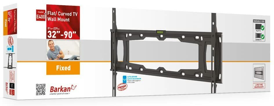 Barkan E400+ / 32" - 90" Fixed / Black