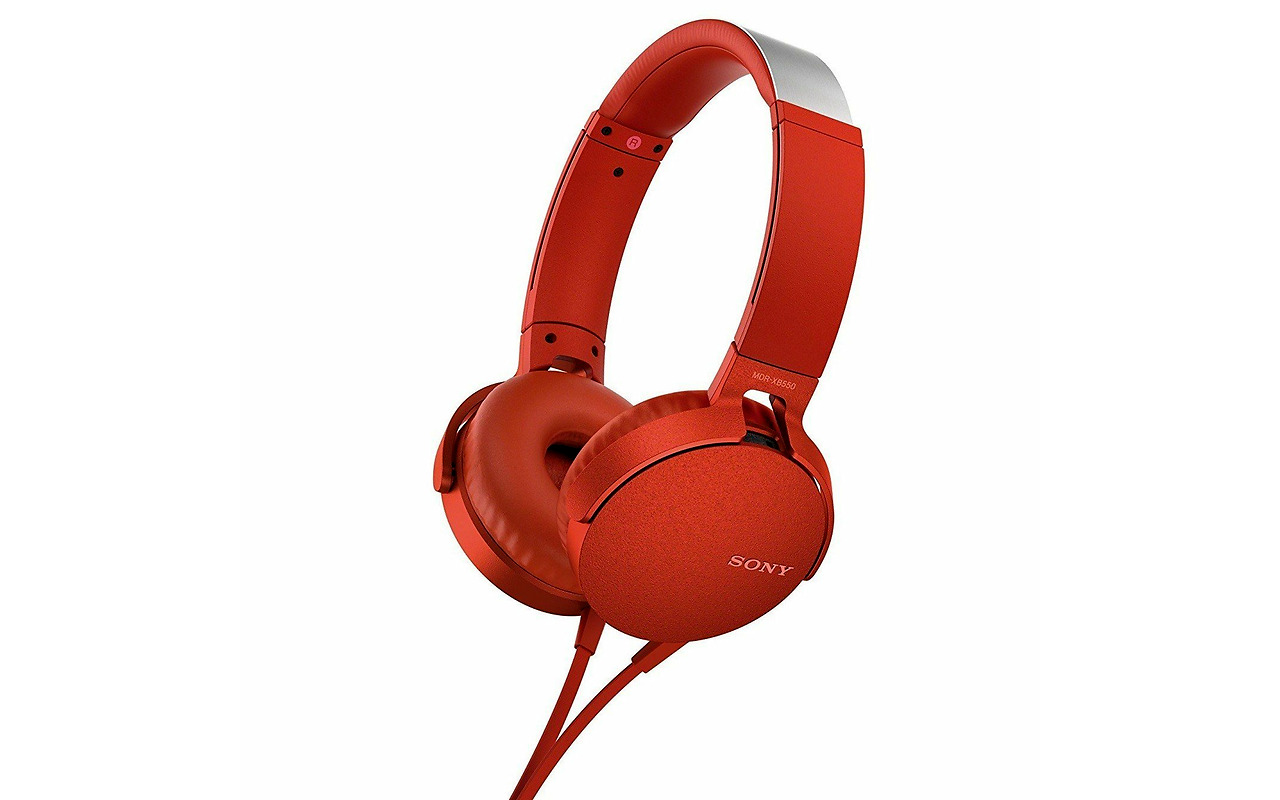SONY MDR-XB550AP EXTRA BASS / Red