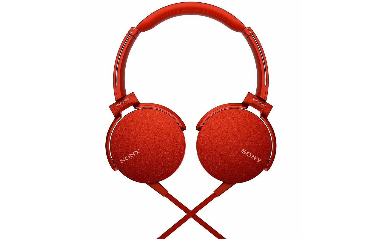 SONY MDR-XB550AP EXTRA BASS / Red