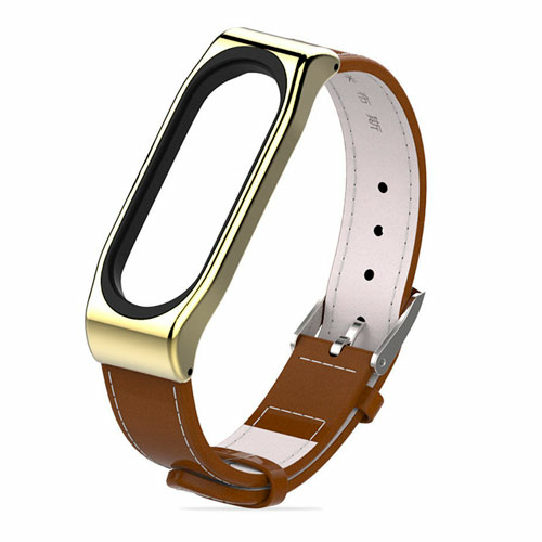 Xiaomi Strap Piele MiJobs Mi Band 4 / 3 / Brown