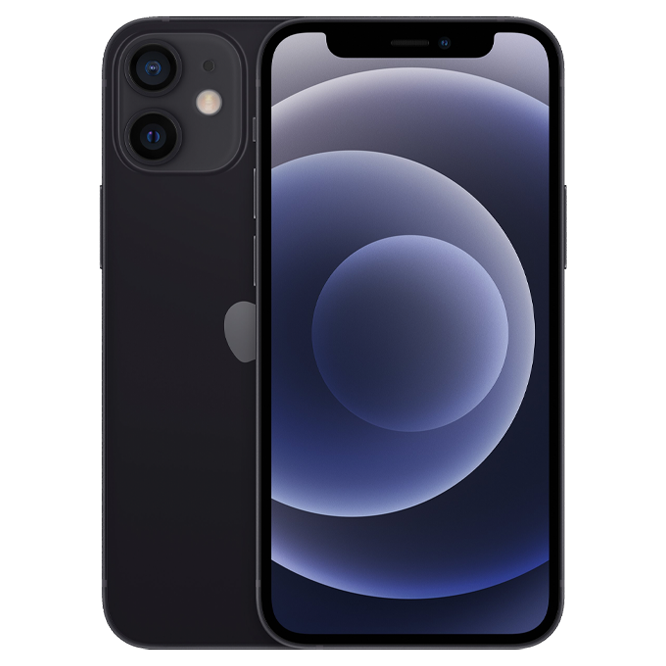 Apple iPhone 12 / 6.1" OLED 2532x1170 / A14 Bionic / 4Gb / 64Gb / 2815mAh / Black