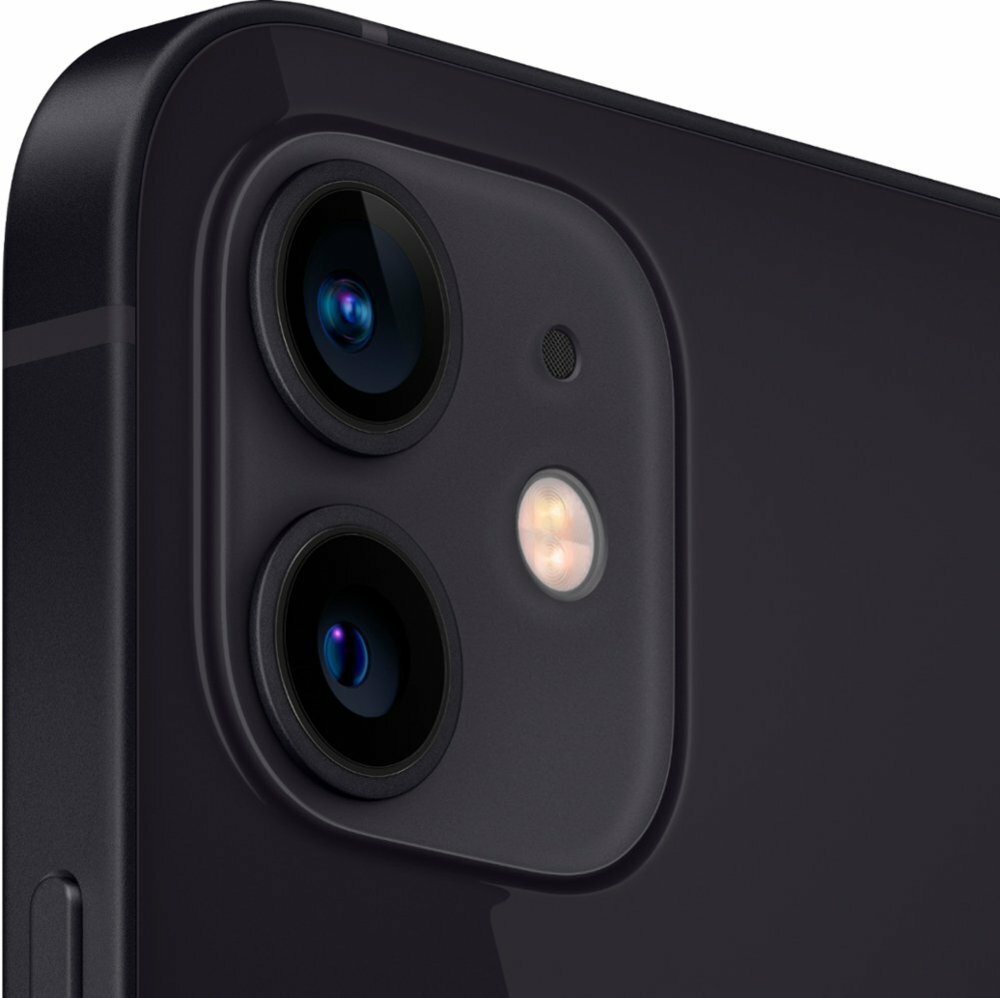 Apple iPhone 12 / 6.1" OLED 2532x1170 / A14 Bionic / 4Gb / 64Gb / 2815mAh / Black