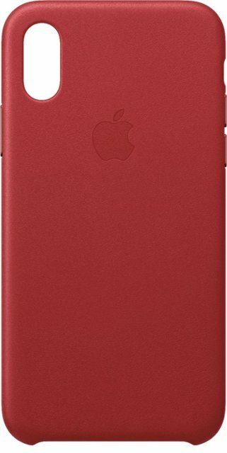 Apple Original iPhone XS Leather Case / Red