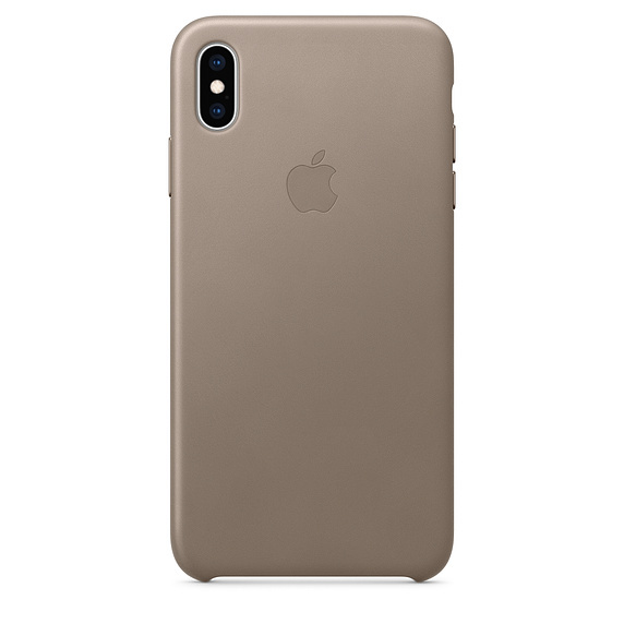 Apple Original iPhone XS Leather Case / Beige