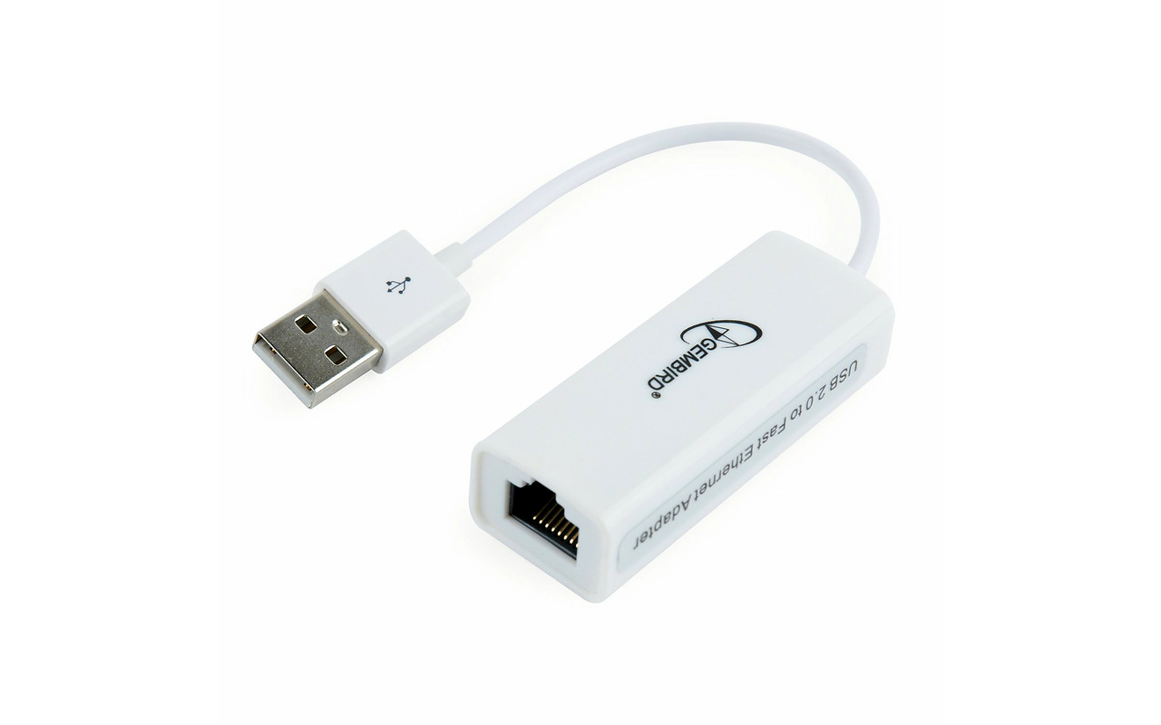 LAN adapter Gembird NIC-U2-02 / USB2.0 to RJ-45
