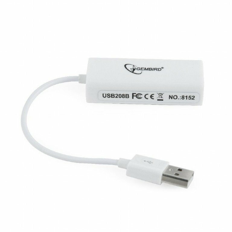 LAN adapter Gembird NIC-U2-02 / USB2.0 to RJ-45