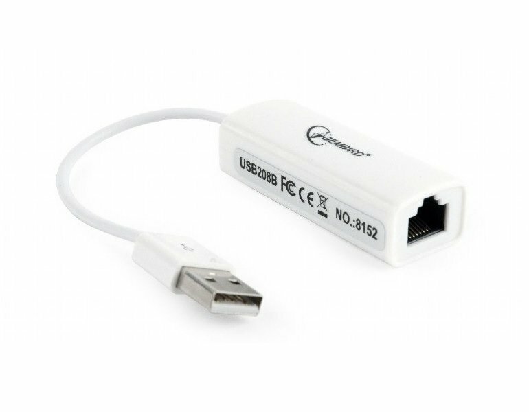 LAN adapter Gembird NIC-U2-02 / USB2.0 to RJ-45