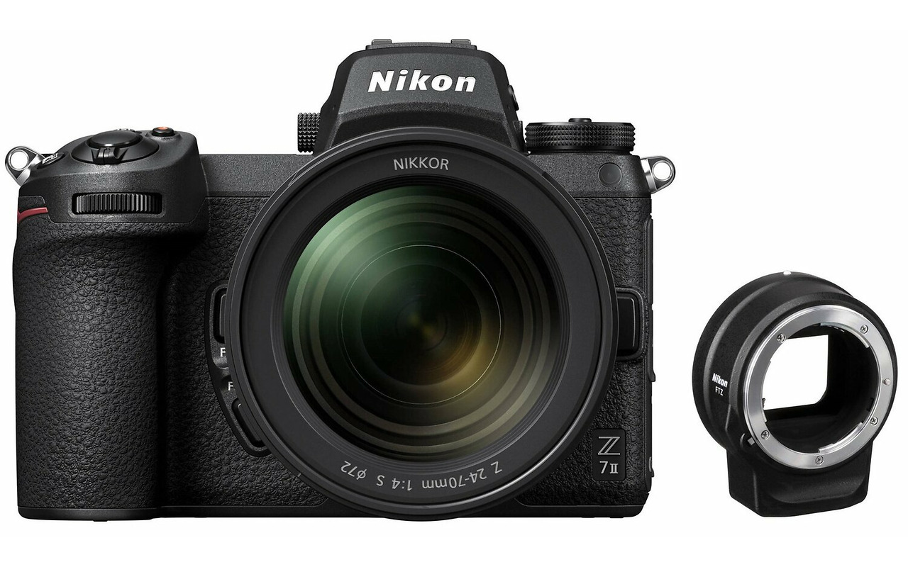 Nikon Z 7II + 24-70mm F4 + FTZ Adapter Kit / VOA070K003 / Black