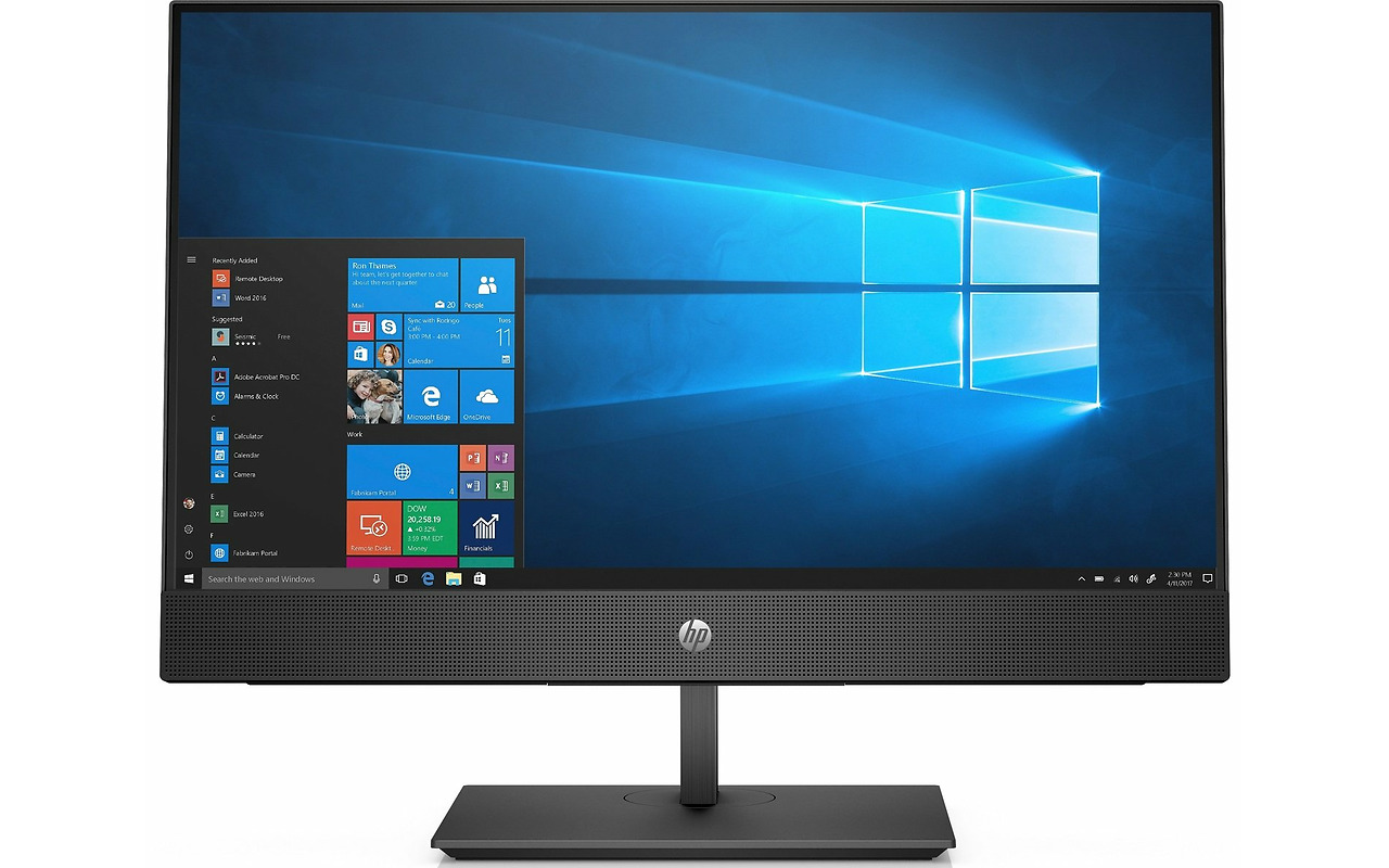 HP ProOne 440 G5 / 23.8" FullHD IPS / Intel Core i7-9700T / 8GB DDR4 / 128Gb SSD + 1.0TB HDD / FreeDOS  / Black