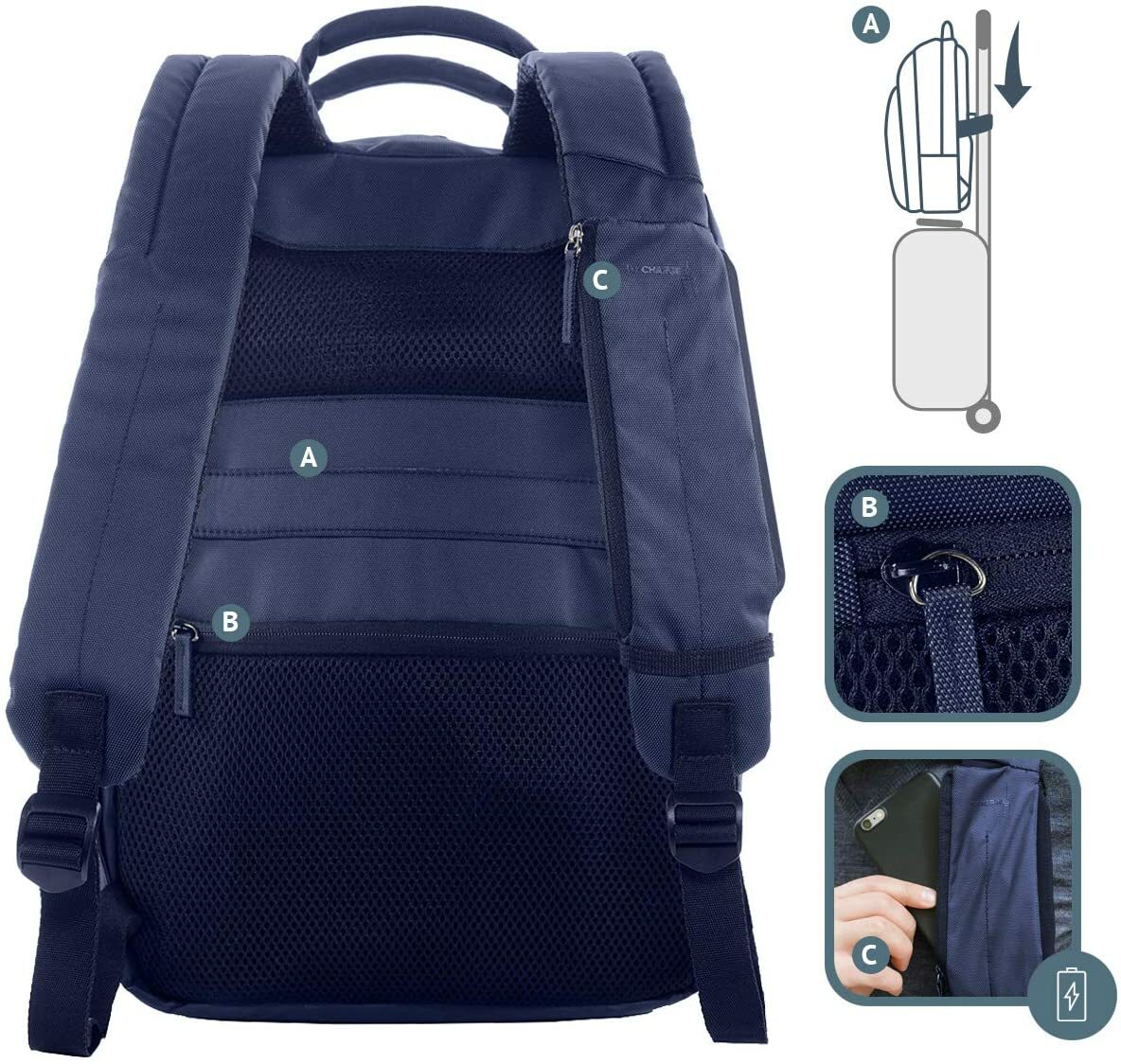 Tucano BACKPACK Work Out 3 15 / WO3BK-MB15-B / Blue