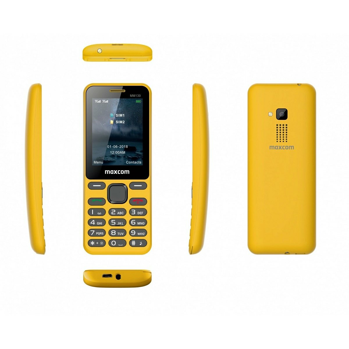 MAXCOM MM139 / Yellow