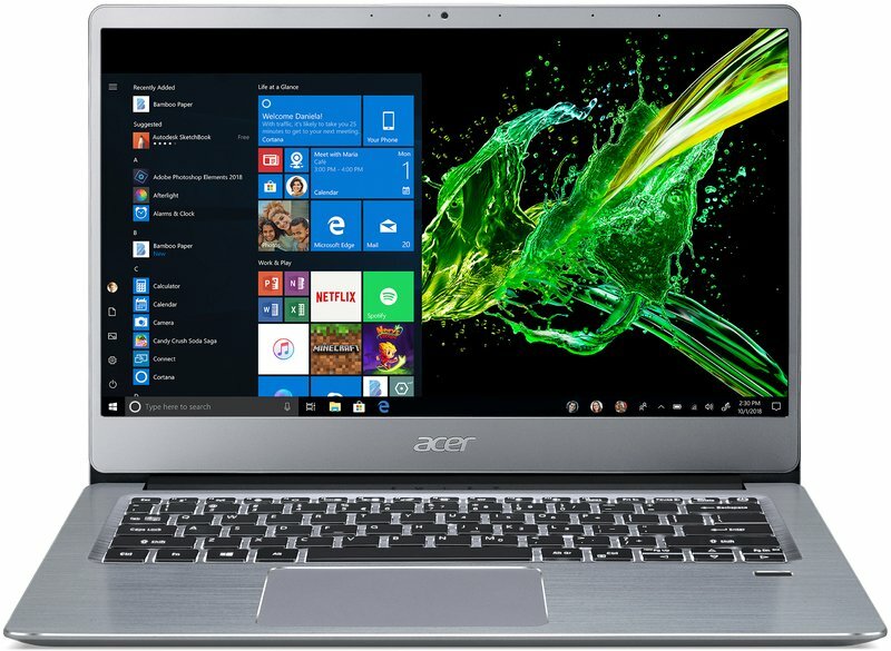 ACER Swift 3 SF314-41-R1JU / 14.0" IPS FullHD / AMD Ryzen 3 3200U / 8GB LPDDR4 / 256GB NVMe / Radeon Vega 3 Graphics / No OS / NX.HFDEU.011 / Silver