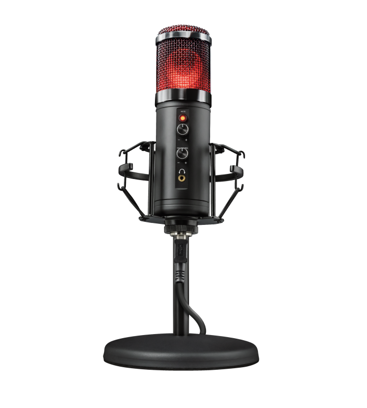 Trust Gaming GXT 256 Exxo USB Streaming Microphone / Black