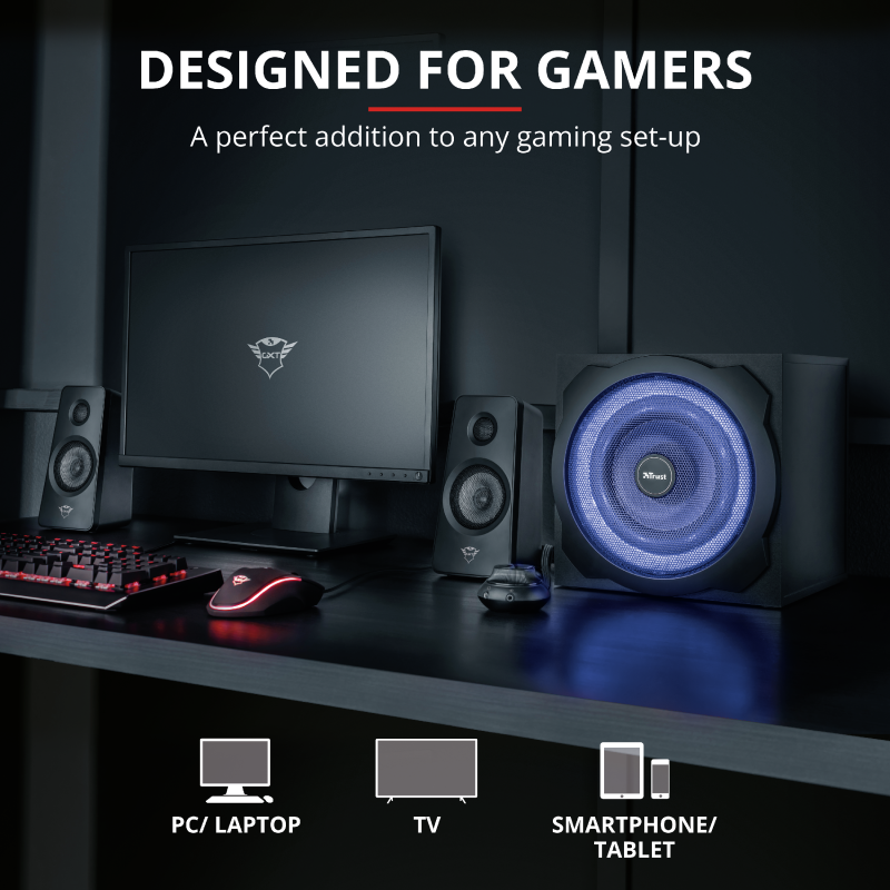 Trust Gaming GXT 628 Tytan 2.1 120W / Black