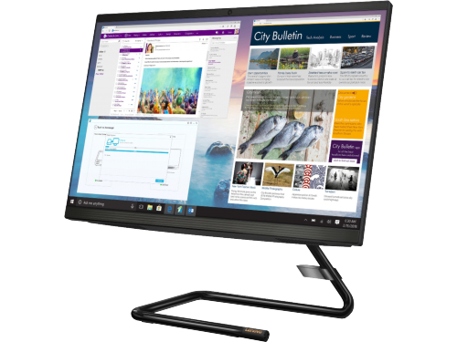 Lenovo IdeaCentre 3 24IMB0 / 23.8" FullHD WVA / Pentium G6400T / 8GB DDR4 / 256GB NVMe / JBL speakers / No OS / Black