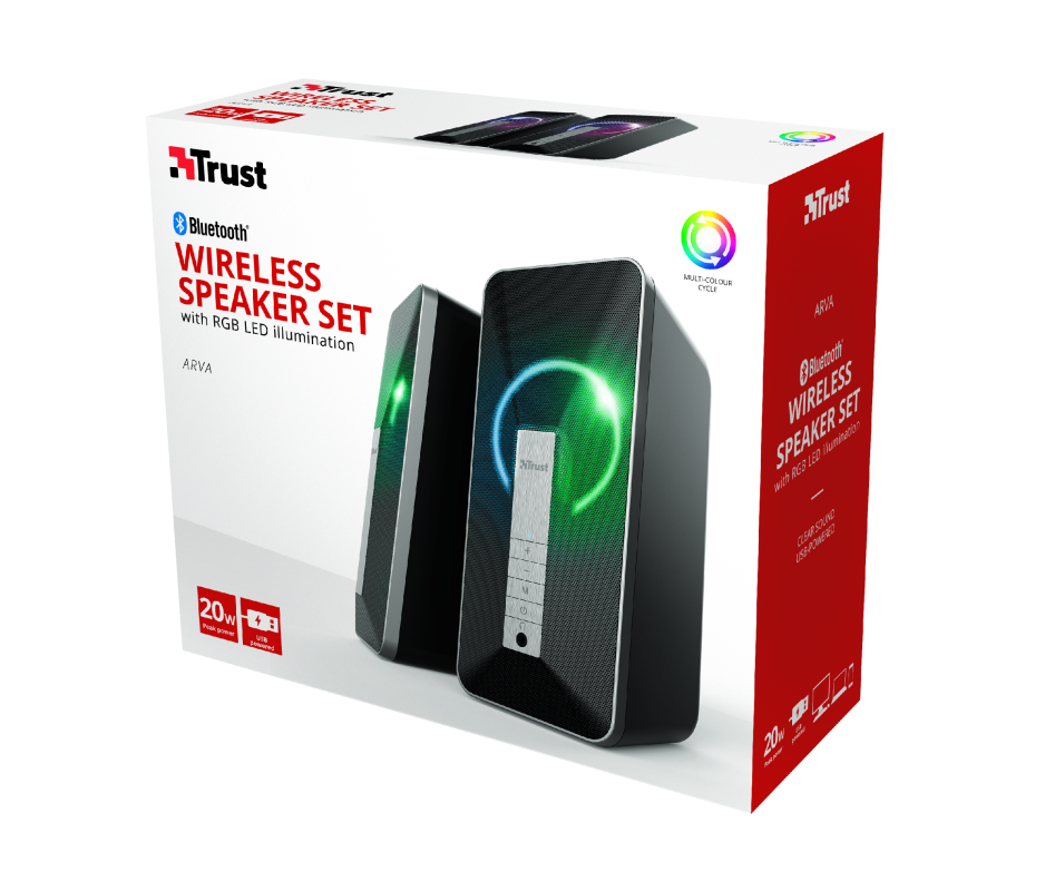 Trust Arva Illuminated Bluetooth 2.0 20W / Black