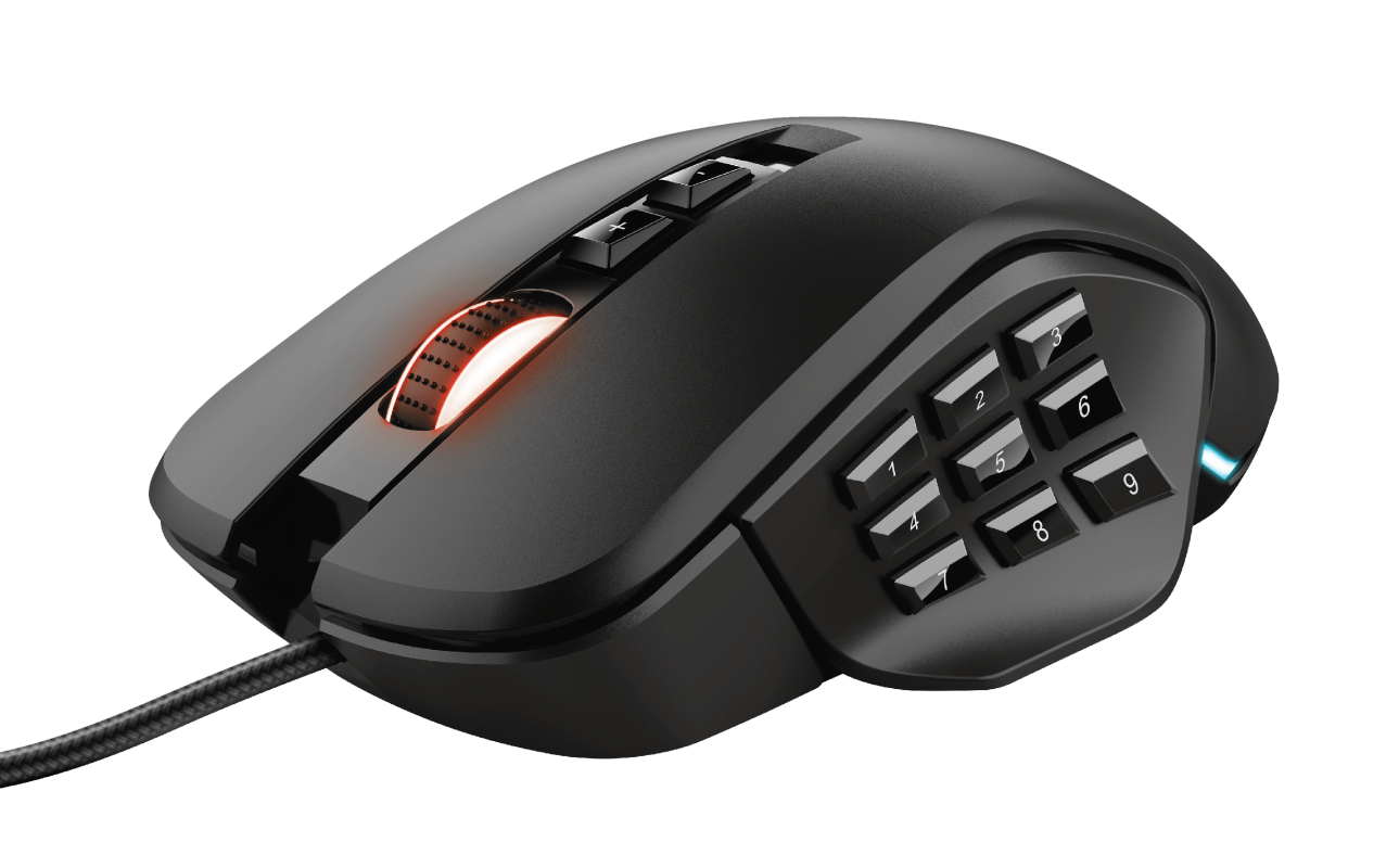 Trust Gaming GXT 970 Morfix Customisable Mouse / Black