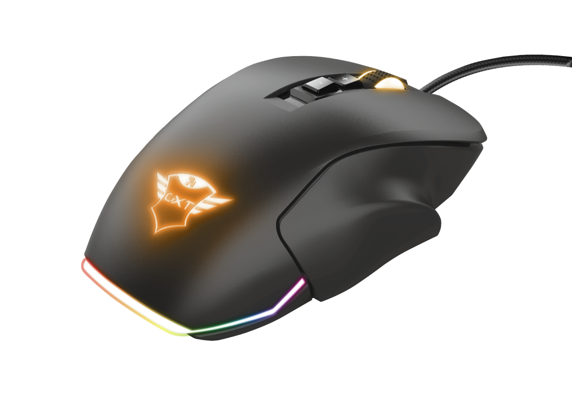 Trust Gaming GXT 970 Morfix Customisable Mouse / Black