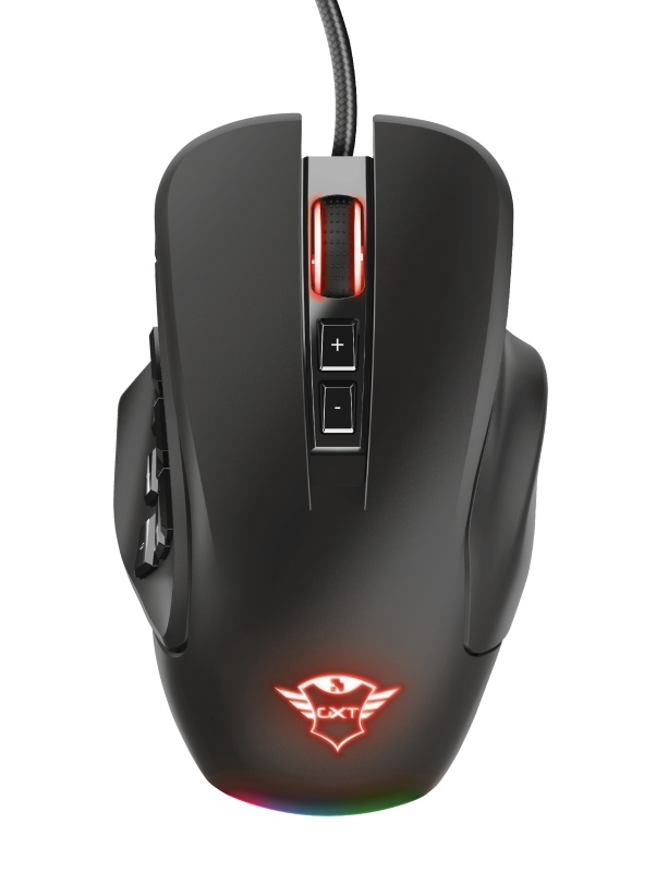 Trust Gaming GXT 970 Morfix Customisable Mouse / Black