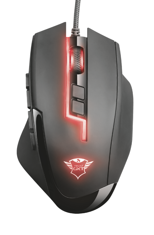 Trust Gaming GXT 164 Sikanda MMO Mouse / Black