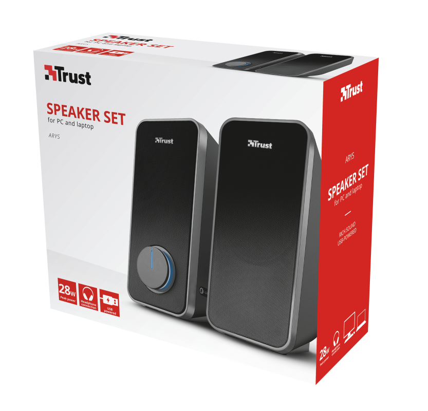 Trust Arys 2.0 28W / Black