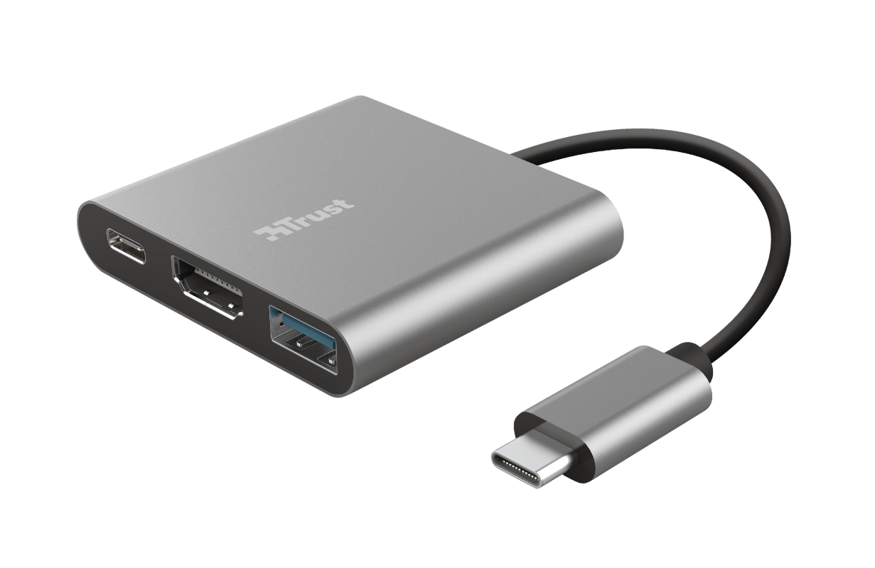 Trust Dalyx 3-in-1 Multiport USB-C Adapter /