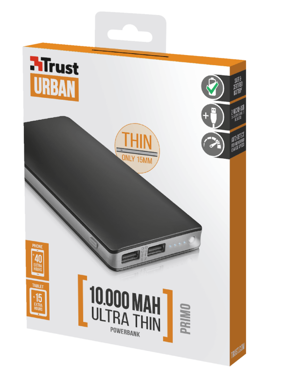 Trust Primo Thin 10000mAh / Black