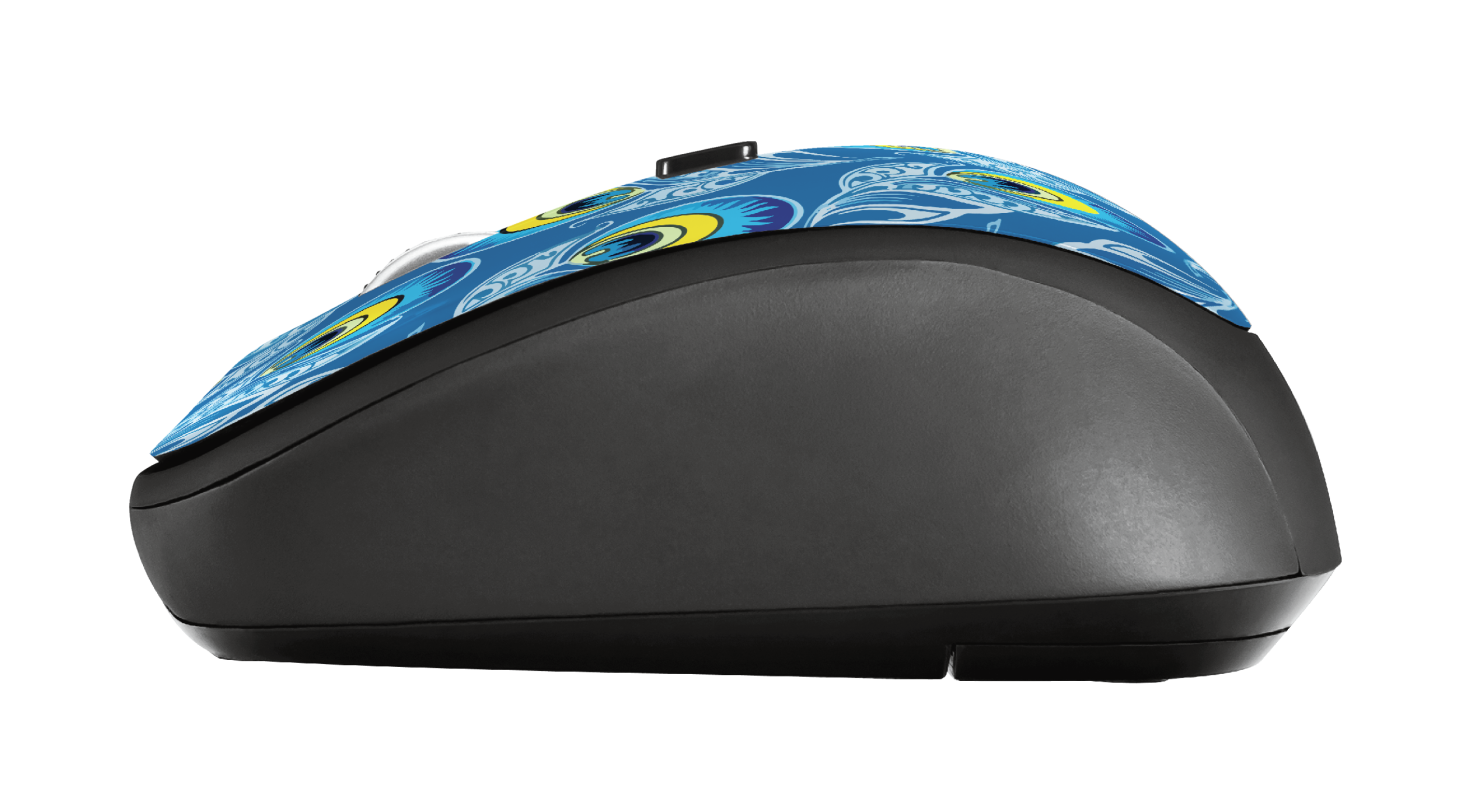 Trust Yvi Peacock Wireless Mouse / Blue