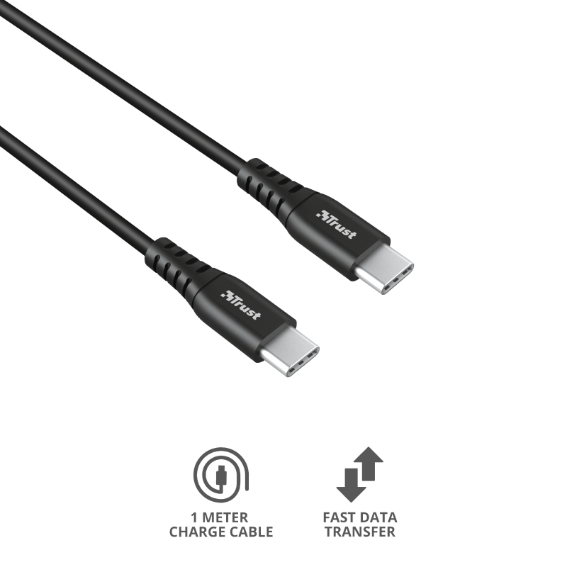 Trust Ndura USB-C To USB-C Cable 1m / Black