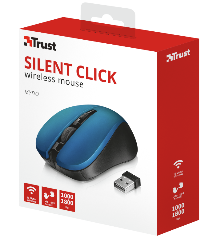 Trust Mydo Wireless Mouse / Blue