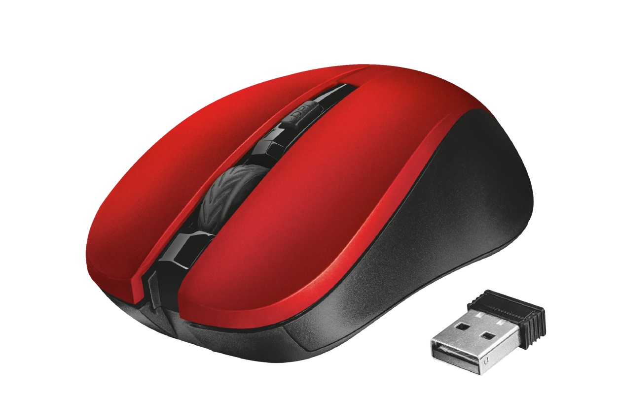 Trust Mydo Wireless Mouse / Red