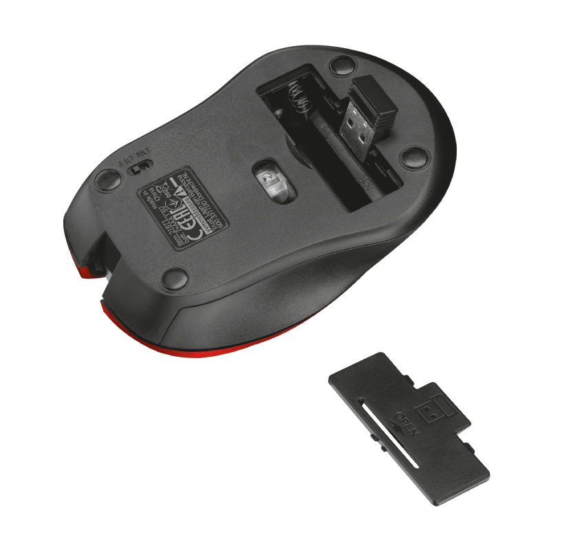 Trust Mydo Wireless Mouse / Red