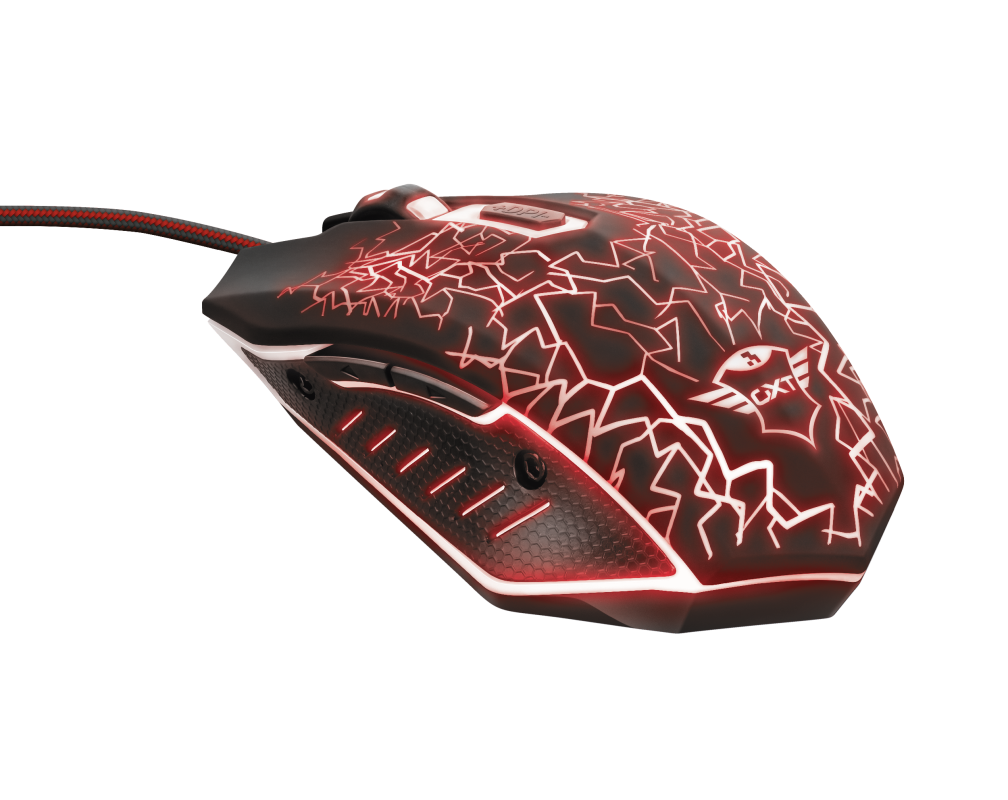Trust Gaming GXT 105 Izza Illuminated Mouse / Black
