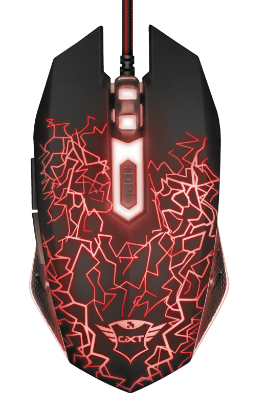 Trust Gaming GXT 105 Izza Illuminated Mouse / Black