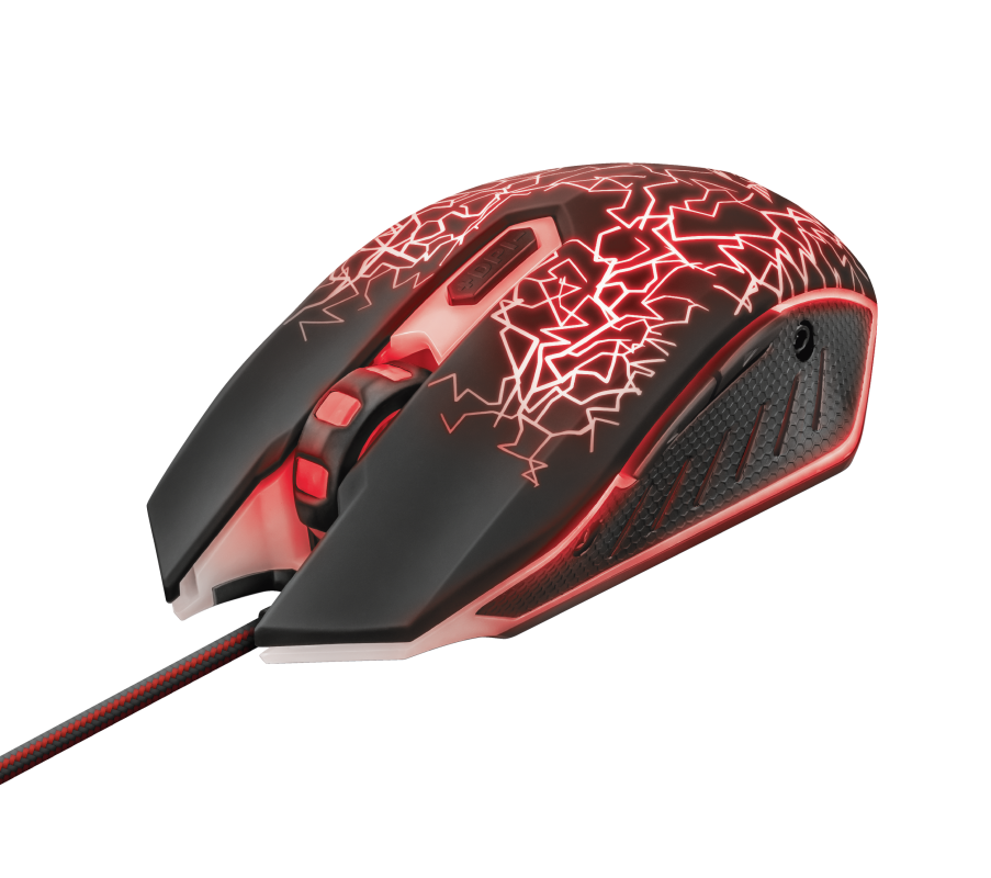 Trust Gaming GXT 105 Izza Illuminated Mouse / Black