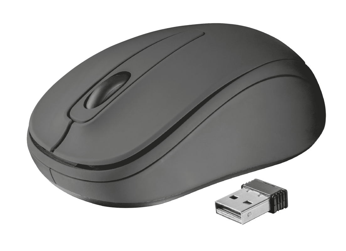 Trust Ziva Wireless Compact Mouse / Black