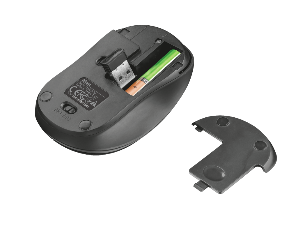 Trust Ziva Wireless Compact Mouse / Black