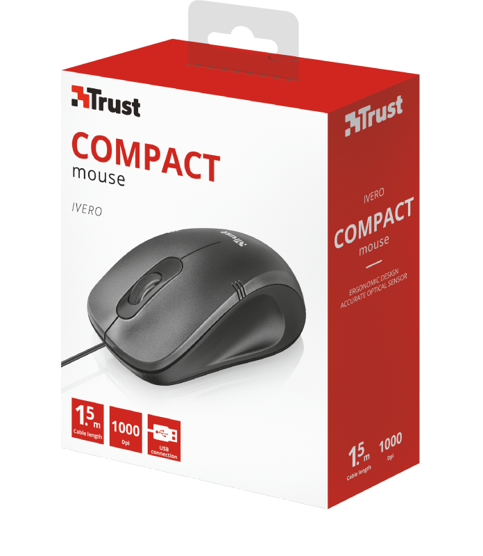 Trust Ivero Compact Mouse / Black