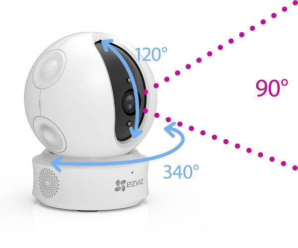 EZVIZ EZ360 Plus CS-CV246-B0-3B2WFR Wi-Fi IP Camera / White