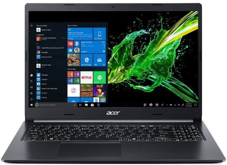 ACER Aspire A515-54G / 15.6" IPS FullHD / Intel Core i7-10510U / 8GB DDR4 / 256GB NVMe / GeForce MX250 2GB GDDR5 / Linux / Black