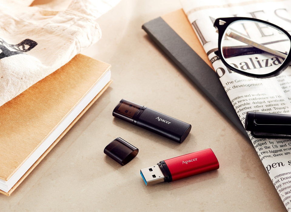 USB3.1 Apacer AH25B / 128GB / AP128GAH25B / Black