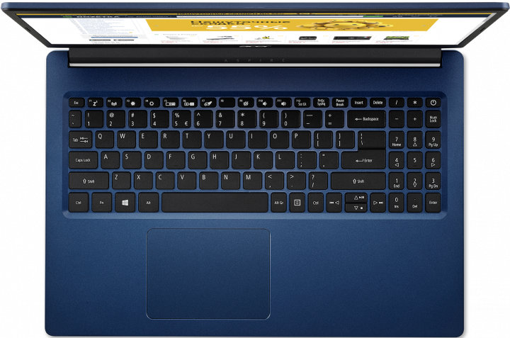 ACER Aspire A315-57G / 15.6" FullHD / Intel Core i5-1035G1 / 8GB DDR4 / 256GB NVMe / NVIDIA GeForce MX330 2GB GDDR5 / No OS / Blue